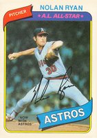 1980 O-Pee-Chee #303 Nolan Ryan Baseball Card