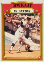 1972 Topps #710 Jim Kaat In Action Baseball Card