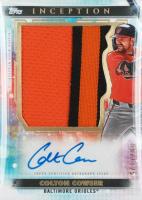 2024 Topps Inception Autographed Jumbo Patch #AJPCC Colton Cowser Baseball Card
