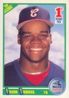 1990 Score #663 Frank Thomas Baseball Card