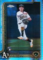 2025 Topps Chrome #96 Jacob Wilson Prism Refractor Baseball Card