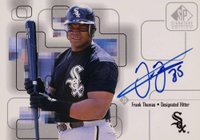 1999 SP Signature Autographs #FT Frank Thomas Baseball Card
