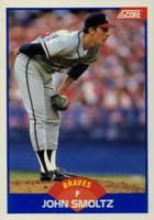1989 Score #616 John Smoltz Baseball Card