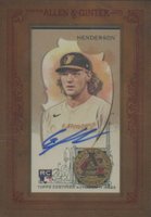 2023 Topps Allen & Ginter Framed Mini Autograph #MAGH Gunnar Henderson Baseball Card