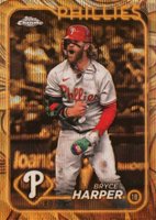2024 Topps Gilded Collection #69 Bryce Harper Gold Wave Baseball Card