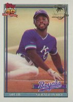 1991 Topps Desert Shield #384 Gerald Perry Baseball Card