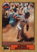 1987 Topps Tiffany #653 Kevin Mitchell Baseball Card