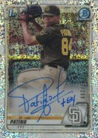 2020 Bowman Chrome Prospect Autographs #CPALP Luis Patino Speckle Refractor Baseball Card