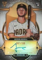 2024 Topps Triple Threads Rookie Autographs #JM Jackson Merrill Baseball Card