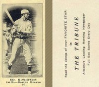 1916 Altoona Tribune #96 Ed Konetchy Baseball Card