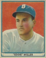 1941 Play Ball #1 Eddie Miller Baseball Card