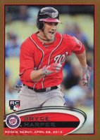 2012 Topps Update #US183 Bryce Harper Gold Baseball Card