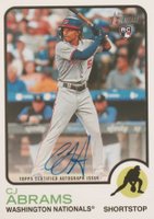2022 Topps Heritage Real One Autographs #ROACJA CJ Abrams Baseball Card