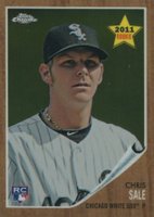 2011 Topps Heritage Chrome #C118 Chris Sale Baseball Card