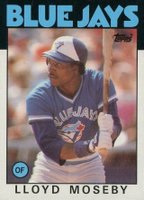 1986 Topps #360 Lloyd Moseby Baseball Card