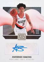 2018 Panini Status Freshman Signatures #ASM Anfernee Simons Basketball Card