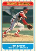 1986 Fleer League Leaders #40 Tom Seaver Baseball Card