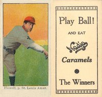 1909 Nadja Caramel # Harry Howell Follow-Through Baseball Card