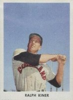 1955 Golden Stamps Cleveland Indians # Ralph Kiner Baseball Card