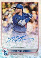 2022 Topps Chrome Logofractor Edition Chrome Autographs #CAMM Max Muncy Baseball Card