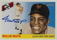2004 Topps Heritage Real One Autographs #RO-WM Willie Mays Baseball Card