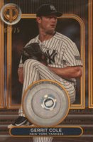 2024 Topps Tribute Stamp of Approval Relics #SOAGC Gerrit Cole Gold Baseball Card