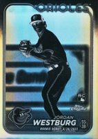 2024 Topps Chrome Update #USC117 Jordan Westburg Negative Refractor Baseball Card