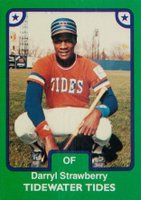 1984 TCMA Tidewater Tides  # Darryl Strawberry Promo Baseball Card