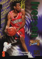 1997 Skybox Z-Force #100 Allen Iverson Basketball Card