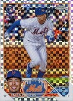 2023 Topps Chrome #8 Mark Vientos X-Fractor Baseball Card