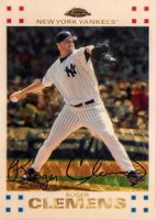 2007 Topps Chrome #127 Roger Clemens Superfractor 1/1 Baseball Card