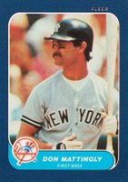 1986 Fleer Mini #24 Don Mattingly Baseball Card