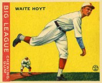 1933 Goudey #60 Waite Hoyt Baseball Card