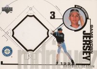 1999 Upper Deck Game Jersey #AR Alex Rodriguez Baseball Card