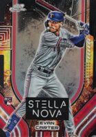 2024 Topps Chrome Cosmic Stella Nova #6 Evan Carter Baseball Card