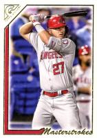 2022 Topps Gallery Masterstrokes #MS5 Mike Trout Baseball Card