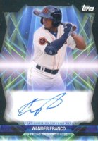 2021 Topps Pro Debut Future Cornerstones Autographs #FCWF Wander Franco Black 1/1 Baseball Card