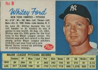 1962 Post Cereal #9 Whitey Ford Baseball Card