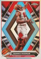 2023 Topps Chrome #87 Dennis Rodman Refractor Basketball Card