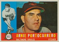 1960 Topps #254 Arnold Portocarrero Baseball Card