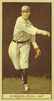 1912 Brown Backgrounds Broadleaf #114 Armando Marsans Baseball Card