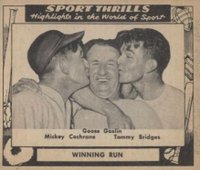 1948 Swell Sport Thrills #13 Winning Run Baseball Card