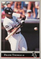 1992 Leaf Preview #16 Frank Thomas Baseball Card