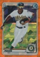 2020 Bowman Chrome Sapphire Edition #BCP145 Robert Puason Orange Baseball Card