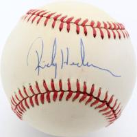 1999 Hall of Fame Autographs # Rickey Henderson Ball Baseball Card