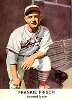 1961 Golden Press #19 Frankie Frisch Baseball Card