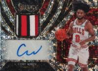 2019 Select Rookie Jersey Autographs #CBW Coby White Disco Basketball Card