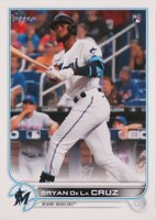 2022 Topps #22 Bryan de La Cruz Baseball Card