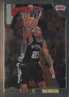 1998 Topps Chrome #49 Tim Duncan Basketball Card