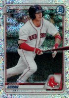 2020 Bowman Chrome Prospects #BCP144 Jarren Duran Speckle Refractor Baseball Card